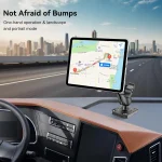 Magnetic 360 rotatable tablet holder practical installation use inside car truck