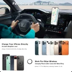 OHLPRO MagSafe car charger in use with iPhone 17 Pro Max