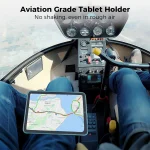 Magnetic Pilot Kneeboard Used in Flight Cockpit for Aviation Work