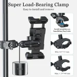 Adjustable handlebar clamp OHLPRO tablet mount for spin bike