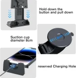 Universal fit 5 to 13 inch tablets telescopic car holder