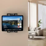 Universal tablet wall mount suitable for office workplace use