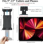Universal tablet phone holder compatible with iPad Galaxy Tab iPhone Pixel
