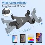 Fits all 7-11.5 inch tablets: iPad Pro, Mini, Samsung Tab, Nexus