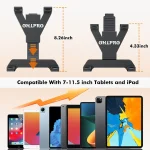 Universal tablet mount compatible with all 7-11 inch tablets from major brands
