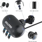 Backseat car charging station with 360 degree rotation, flexible positioning for passengers