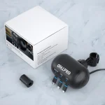Package contents of 3-in-1 retractable backseat car charging station
