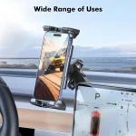 Dashboard tablet stand car mount installed on vehicle dashboard, stable holding for safe driving