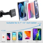Magnetic tablet holder compatible with iPad Pro, iPad Air, iPad mini and MagSafe iPhones 17 16 15 14 13 12