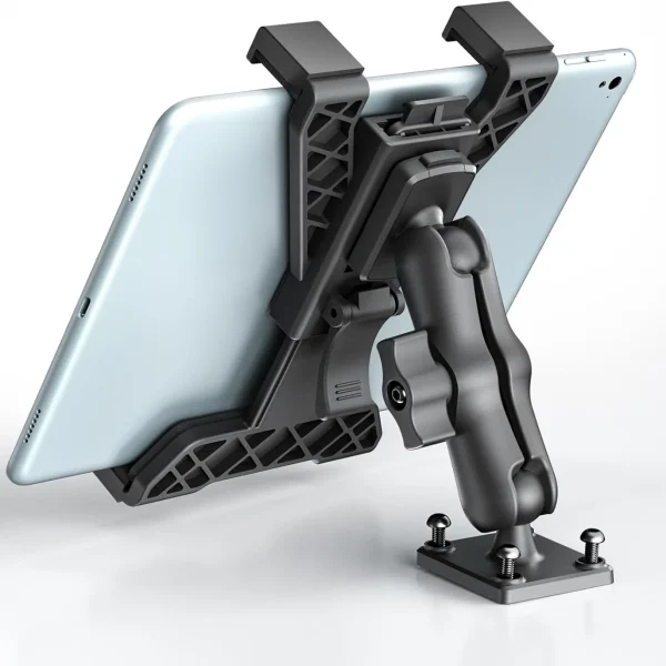 OHLPRO heavy duty drill base tablet mount for truck dashboard wall, 7-11 inch holder compatible with iPad Samsung Galaxy Amazon Fire tablets