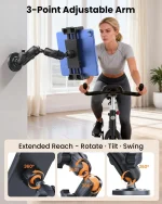 360 degree rotation tablet holder for truck, full swivel adjustment for optimal viewing angle