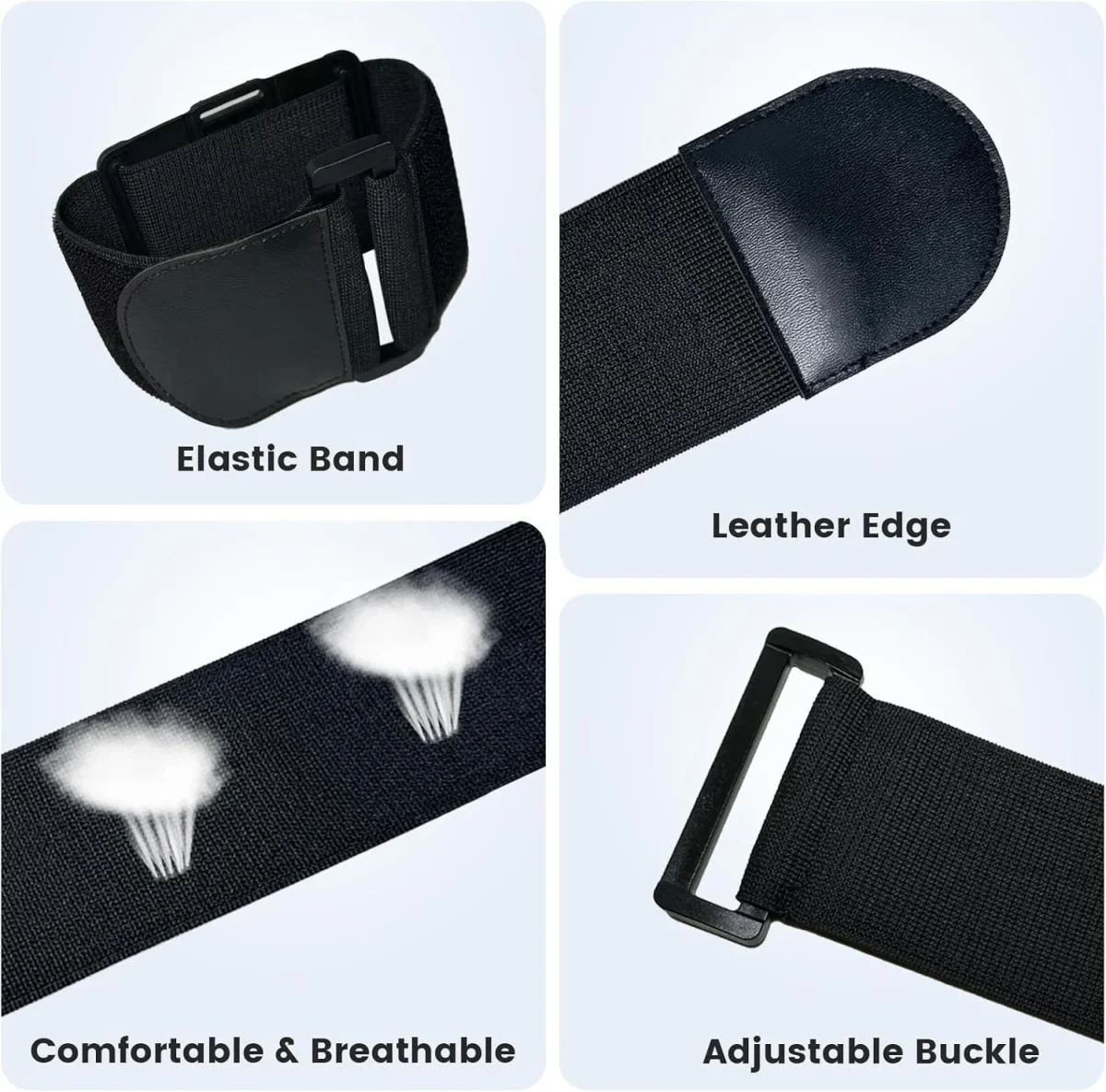 Close-up of upgraded 2 pack elastic straps on OHLPRO pilot kneeboard