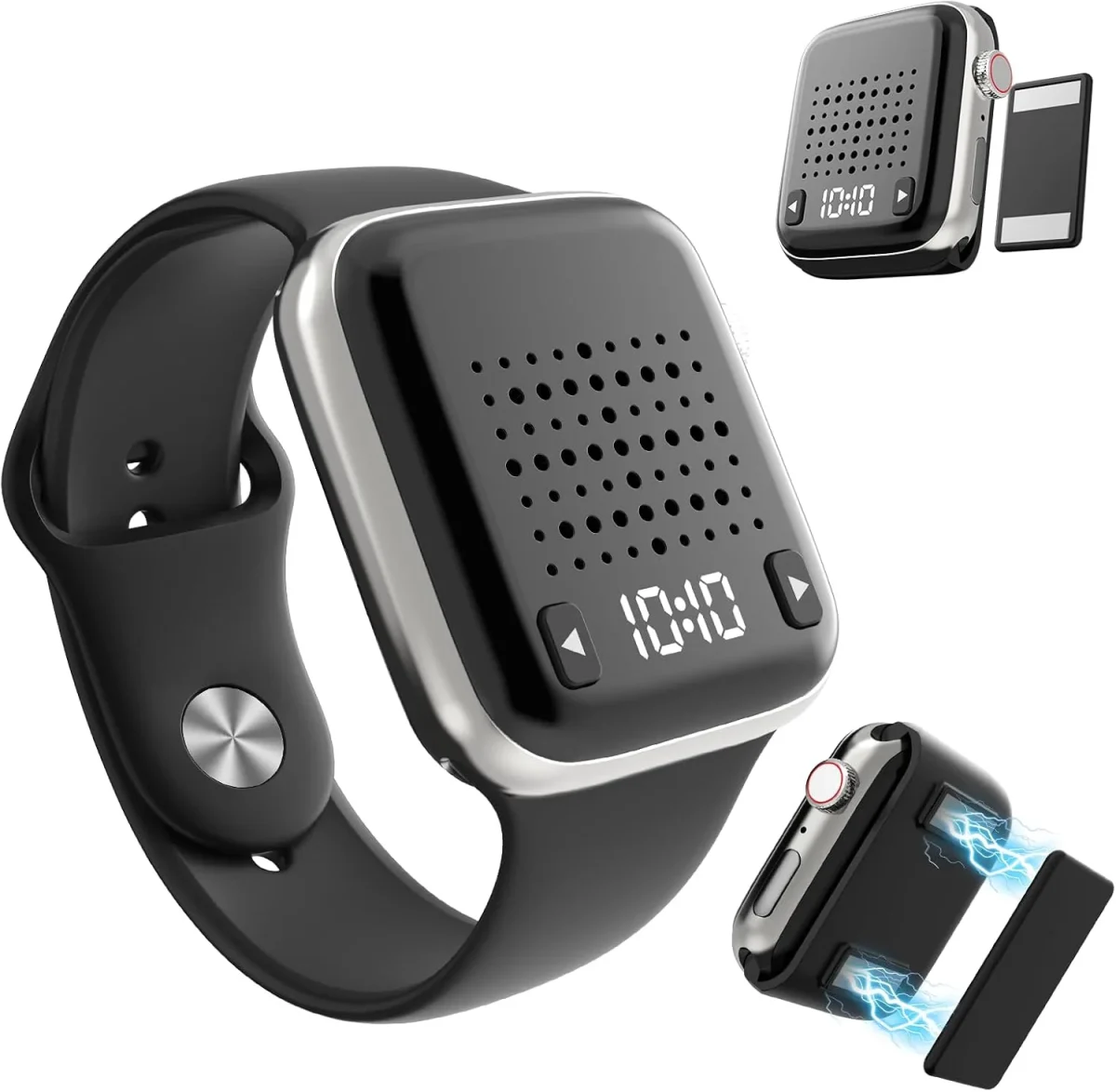 ohlpro-wearable-bluetooth-speaker-magnetic-clip.jpg OHLPRO wearable Bluetooth speaker with magnetic clip for car headrest and wrist use